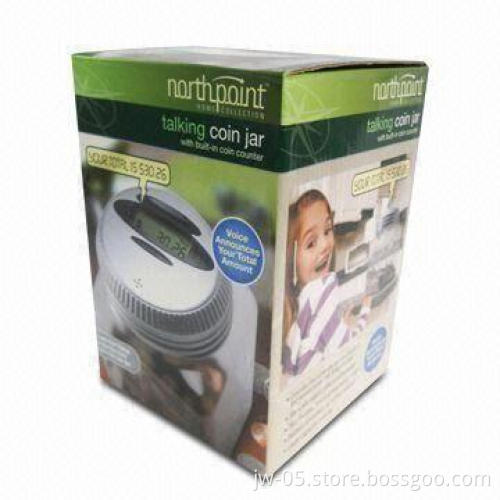 Talking Coin Bank with Coin Counter, Large Capacity and Built-in LCD Digital Counter